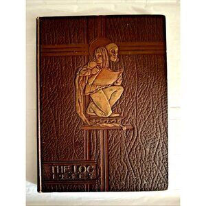 1931 Yearbook Murray F Tuley High School Chicago THE LOG Embossed Leather Rare